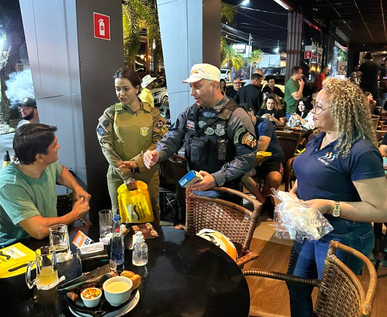 Ação Abordagem educativa para segurança no trânsito ocorre nesta quarta-feira (10) em bares de Cuiabá - Ação